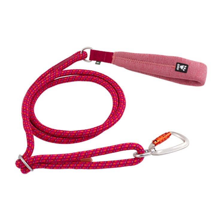 GUINZAGLIO REG CORDA ROSA 120-180CM 11MM