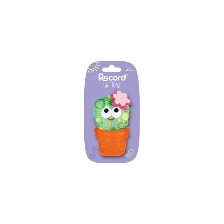 RECORD GIOCO GATTO-CACTUS VERDE/ARANCION