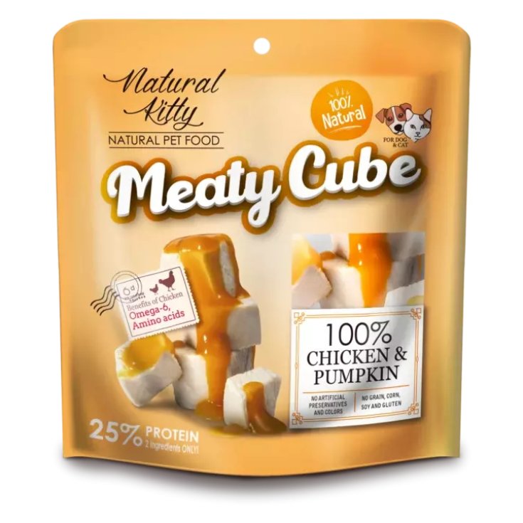 NATURAL KITTY CUBETTI DI POLLO E ZUCCA 6