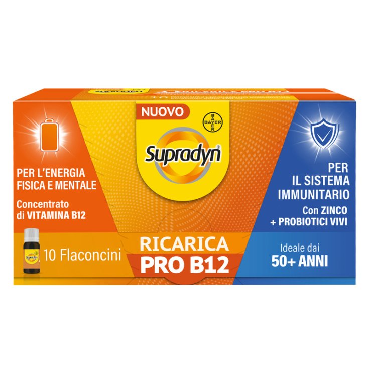 Supradyn Ricarica Pro B12 Integratore Vitamina B12 e Zinco 10
