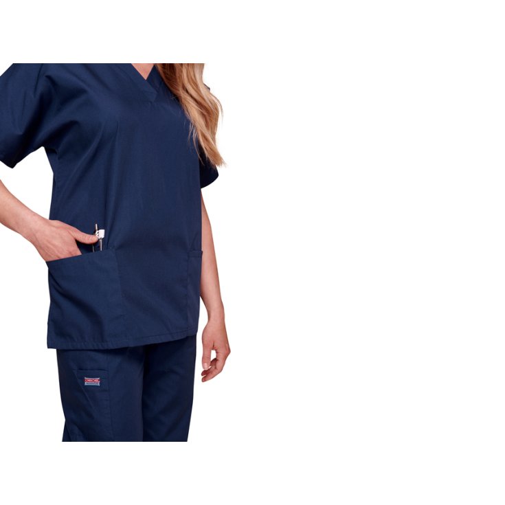 Casacca Scollo A V Cherokee Originals - Donna S - Blu GIMA