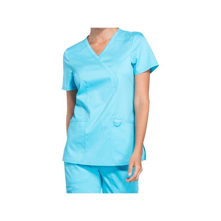 Casacca Finto Incrocio Cherokee Revolution - Donna S - Turchese GIMA