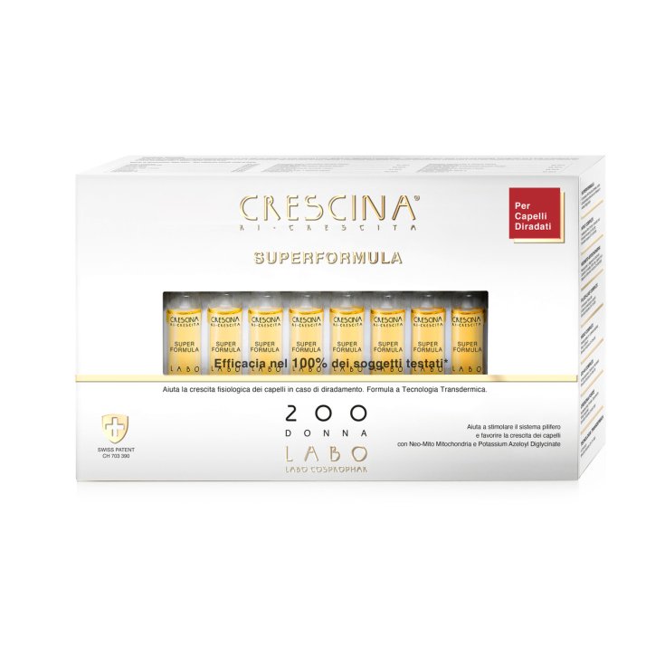 Crescina Ricrescita Super Formula 200 Donna 20 Fiale