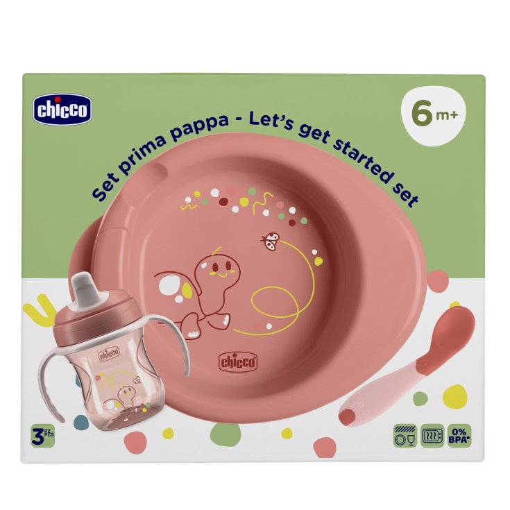 Set Pappa 6M+ Rosa Chicco