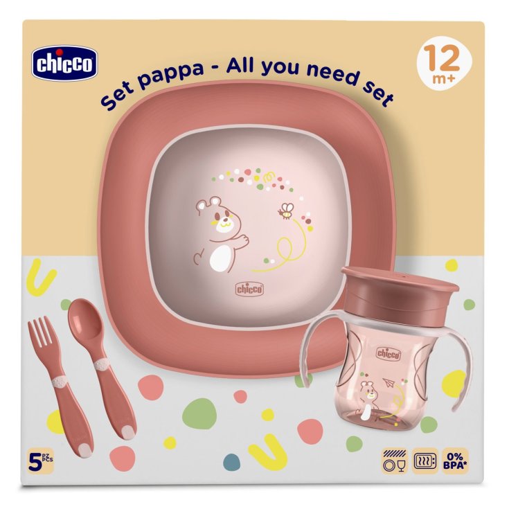 Set Pappa 12M+ Rosa Chicco