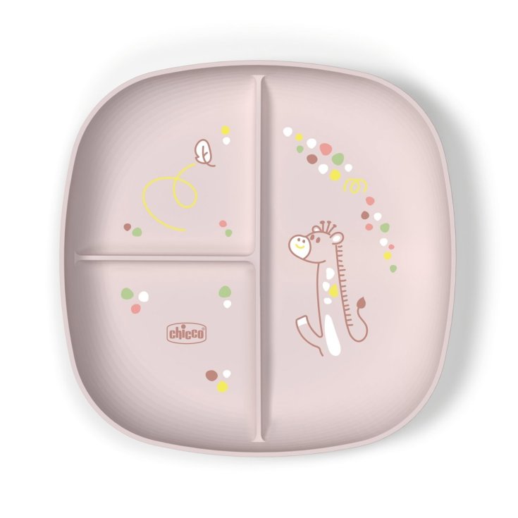 Piatto Porizonato 18M+ Rosa Chicco