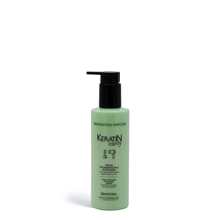 Keratin Curly Crema Definizione Ricci Anticrespo Phytorelax 200ml
