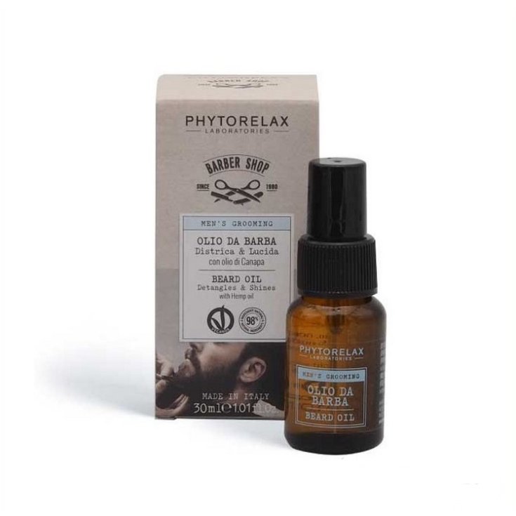 Barber Shop Olio Da Barba Con Olio Di Canapa Phytorelax 30ml Barber Shop Olio Da Barba Con Olio Di Canapa Phytorelax 30ml