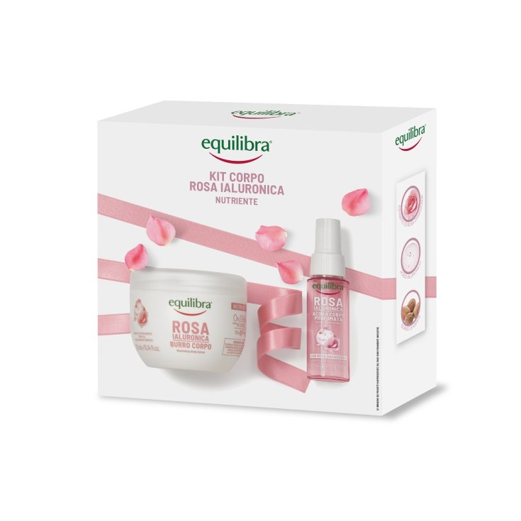 Kit Corpo Rosa Ialuronica Nutriente Equilibra Cofanetto