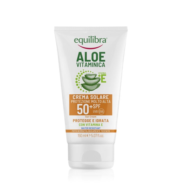 Aloe Vitaminica Crema Solare Spf50+ Equilibra 150ml