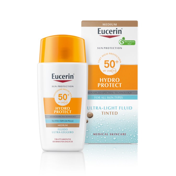 Fluido Ultra Leggero Colorato Medio SPF50+ Eucerin 50ml