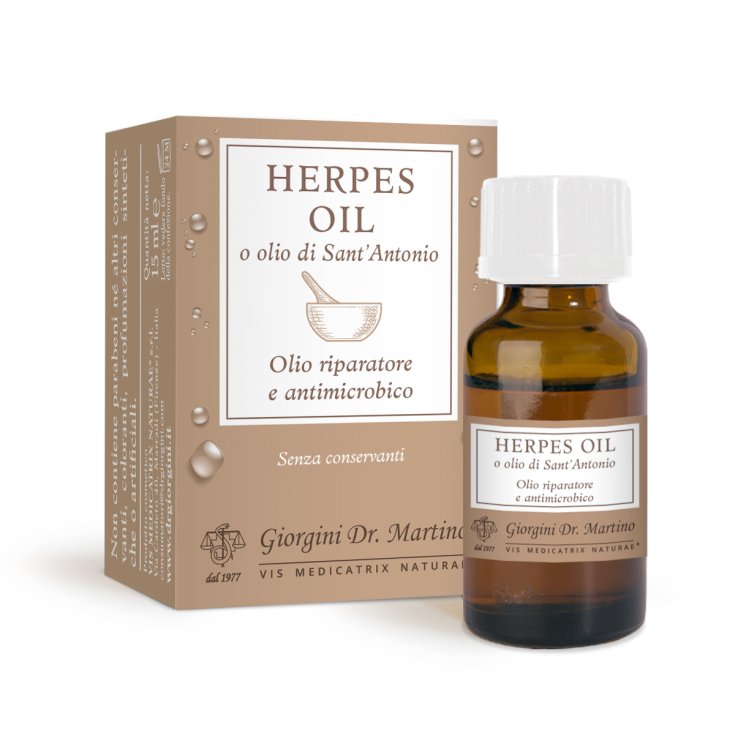 HERPES OIL Olio di Sant'Antonio Dr.Giorgini 15ml