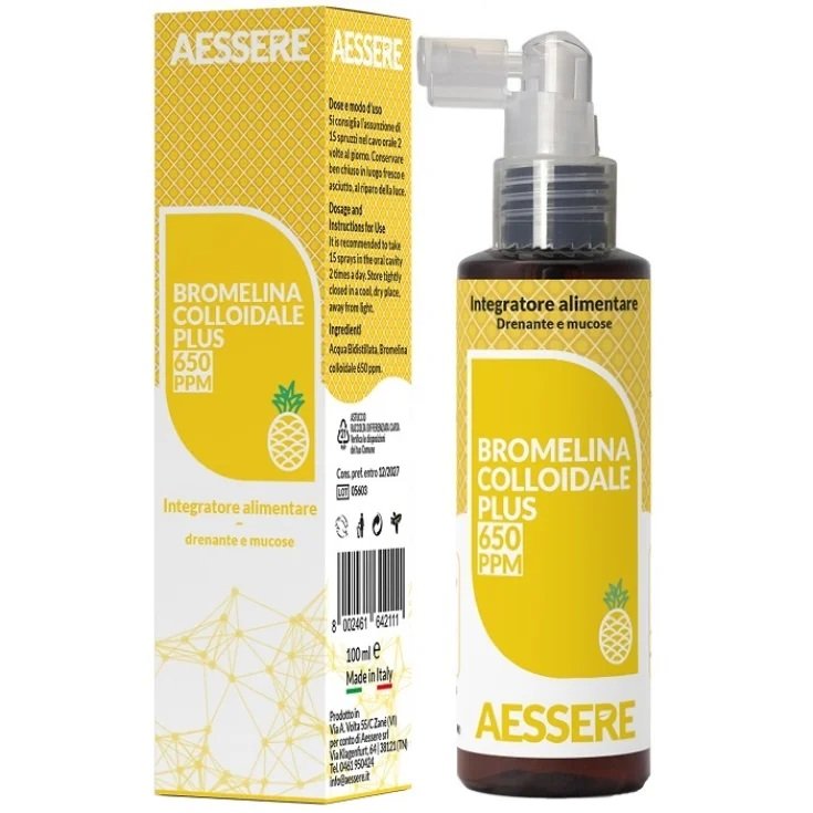 Bromelina Colloidale Plus 650 ppm 100ml
