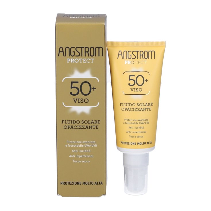 Fluido Solare Viso Opacizzante SPF50+&nbsp;Angstrom Protect 40ml