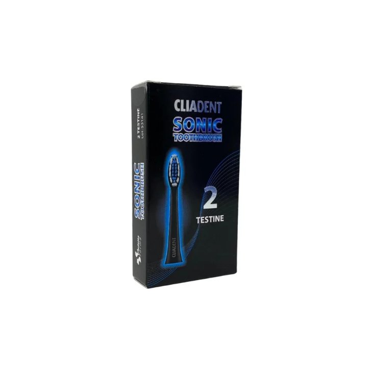 Testine Sonic Per Spazzolino Elettrico CliaDent 2 Pezzi