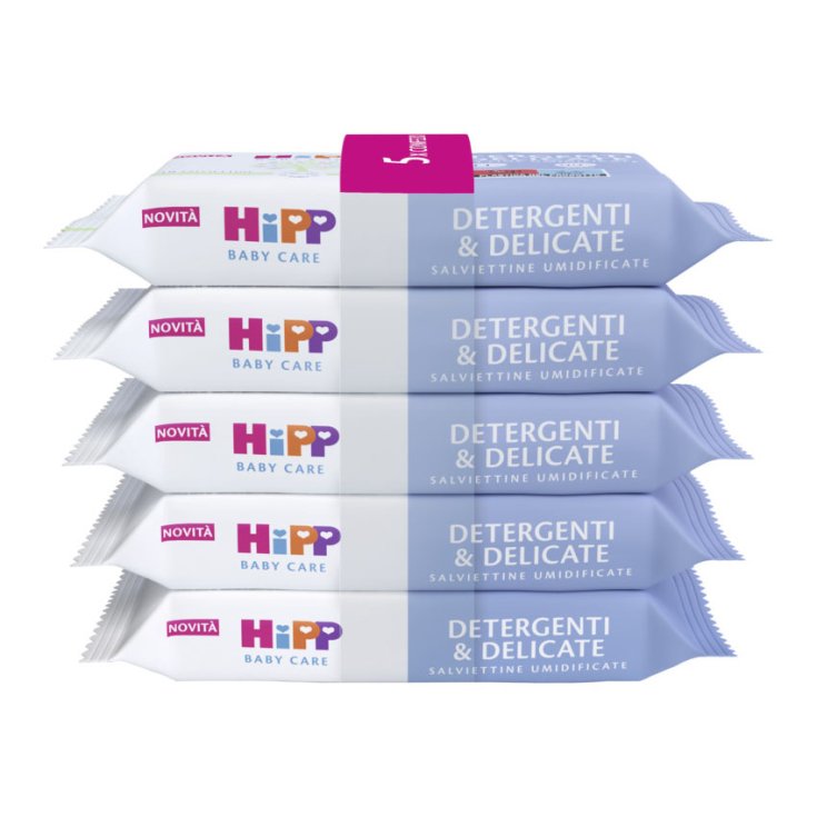 DETTERGENTI&DELICATE Salviettine Hipp 5x48 Pezzi