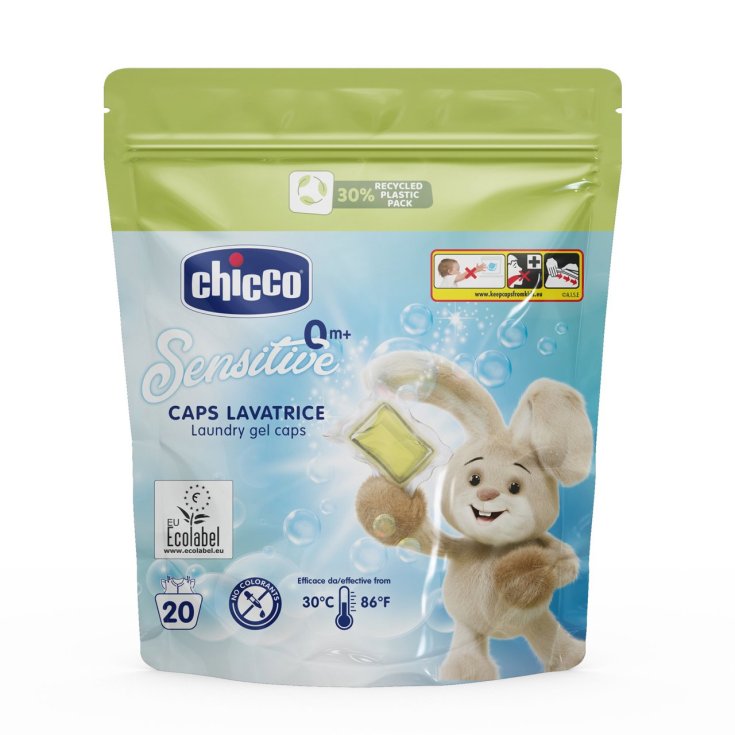 Detersivo Sensitive 0M+ Chicco 20 Pods