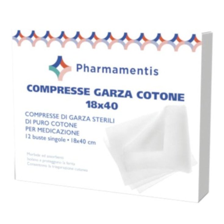 Garza Cotone Pharmamentis 18x40cm