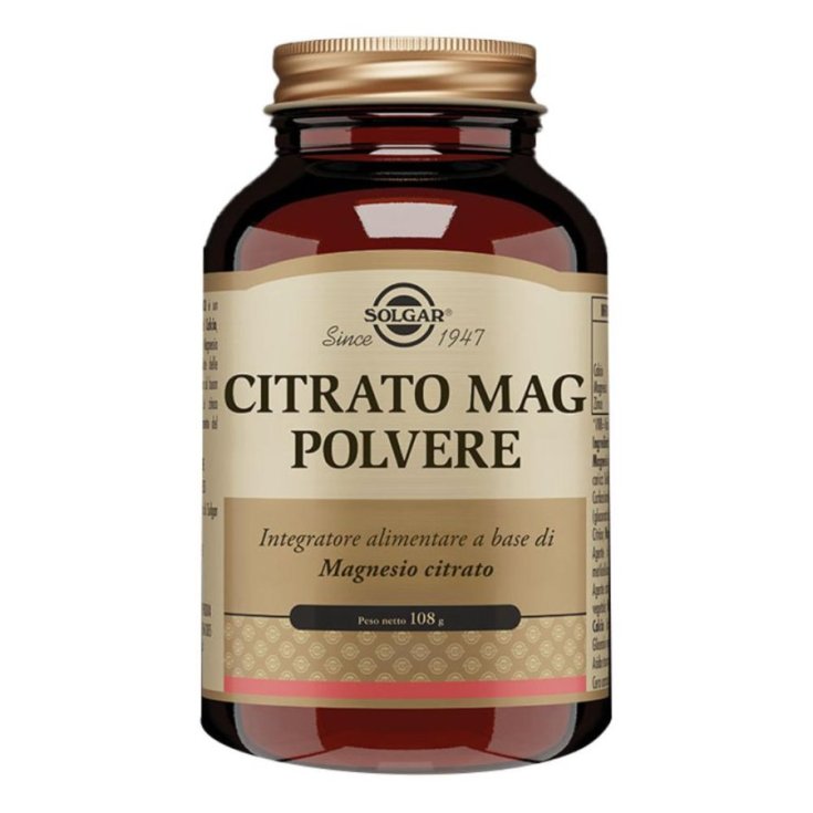 CITRATO MAG POLVERE SOLGAR 108g