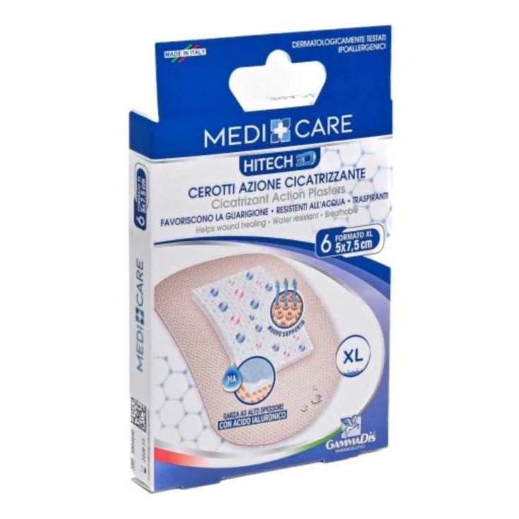 Cerotti Cicatrizzanti 5x7,5 cm Medi+Care 6 Pezzi