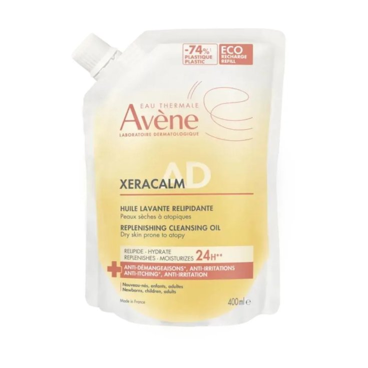 Avène XeraCalm A.D Olio detergente liporestitutivo eco-ricarica 400ml