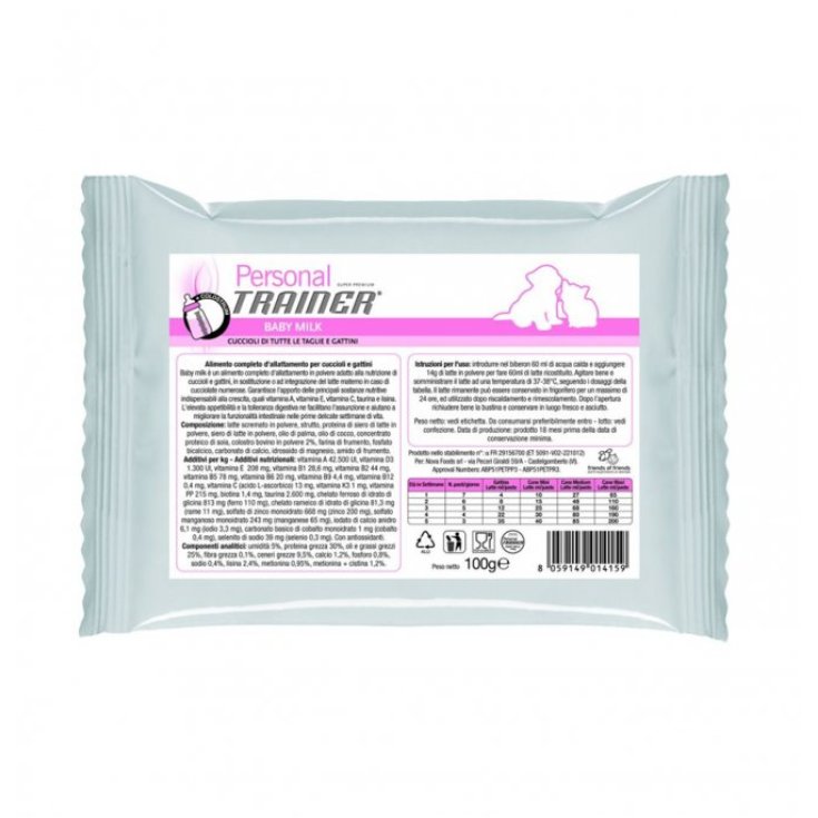 LAIT POUR BÉBÉ NATUREL TRAINER 100G