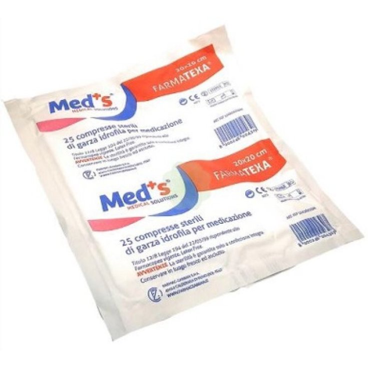 GARZA MEDS 12/8 4ST RX 20X20CM