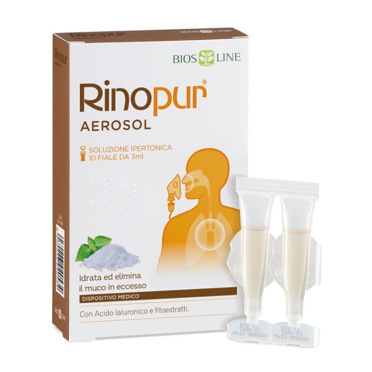 Bios Line Rinopur Aerosol Monodose 10 Flaconcini da 3 ml