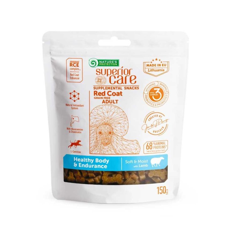 NPSC DOG SNACK RED END AD 150G