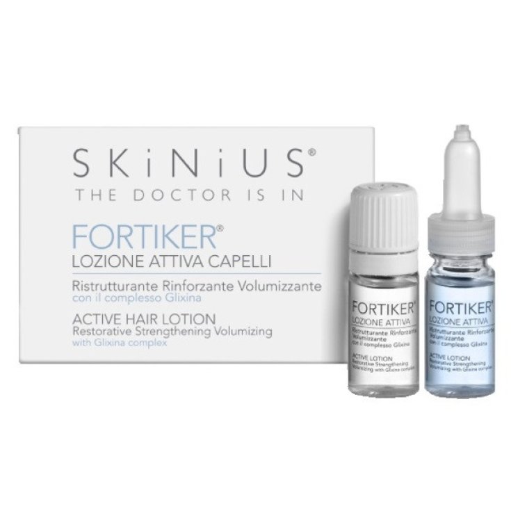 Skinius Fortiker Lozione Attiva Capelli 8 Flaconcini