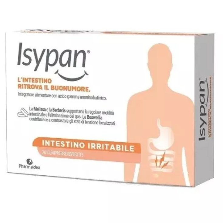 Isypan Intestino Irritabile, Integratore Regolarit&agrave; Intestinale, 20 Compresse