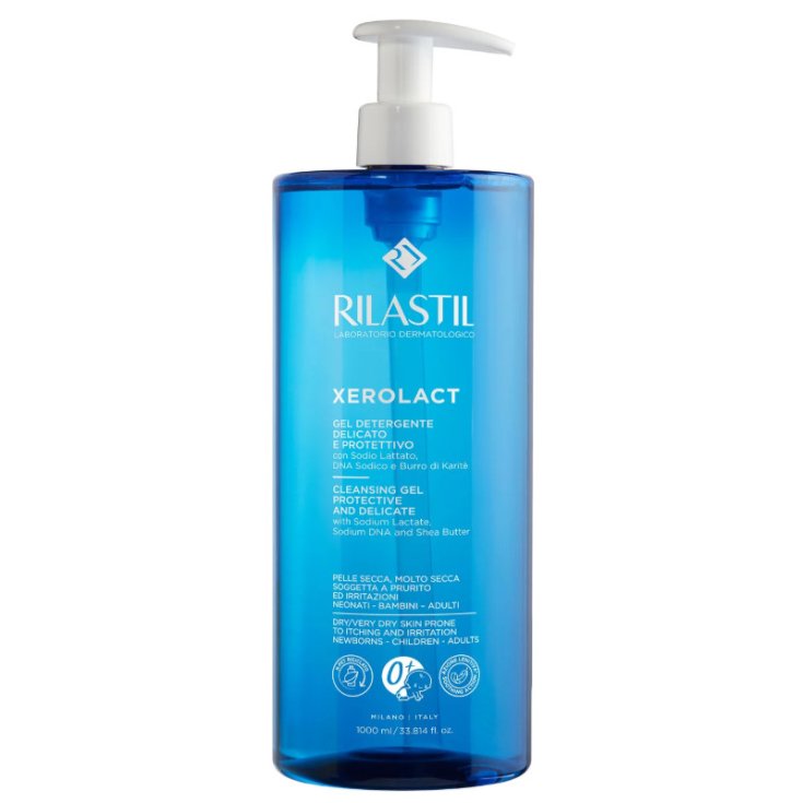 Rilastil Xerolact Gel Detergente Delicato Corpo e Viso 1000 ml