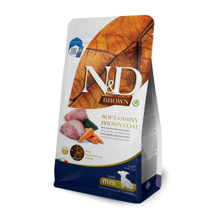 N&D BROWN DOG LAMB/SPI/CAR MIN