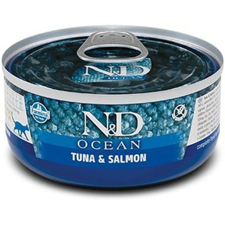 N&D CAT OCEAN TUNA&SALMON 70G