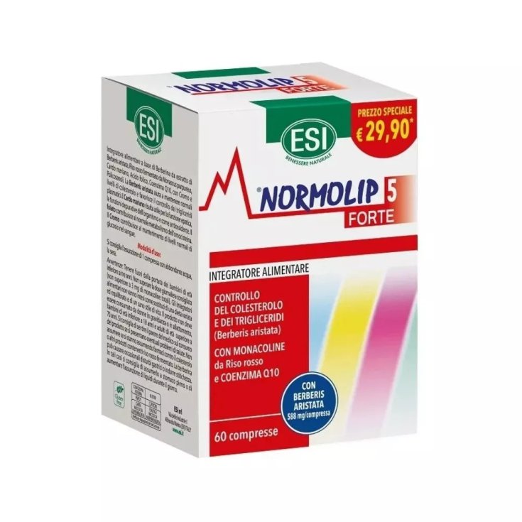 Normolip ESI 5 Forte Integratore per Colesterolo 60 Compresse