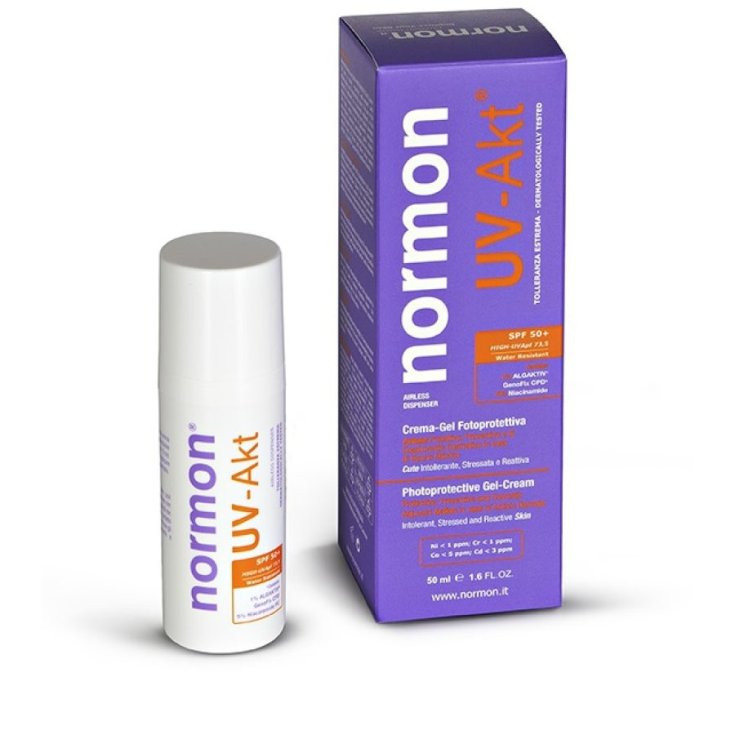 Normon UV Akt Crema-Gel Riparatrice Fotodanneggiamento 50 ml