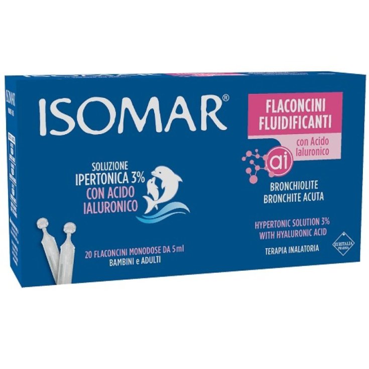 Isomar Soluzione Ipertonica 3% con Acido Ialuronico 20 Flaconcini