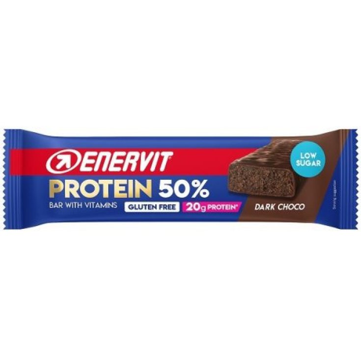 Enervit Barretta Proteica 50% Cioccolato Fondente