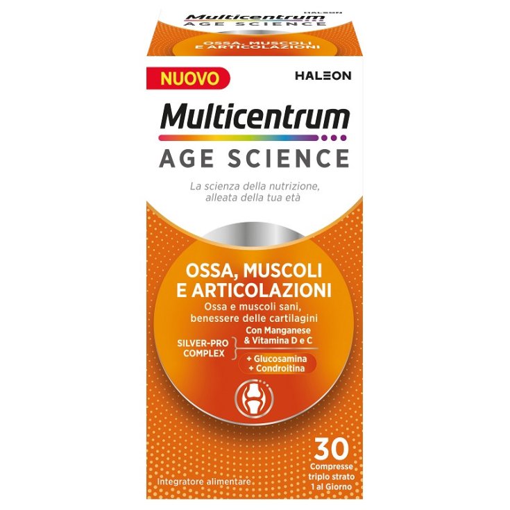 Multicentrum Integratore Ossa Muscoli Articolazioni, 30 Compresse