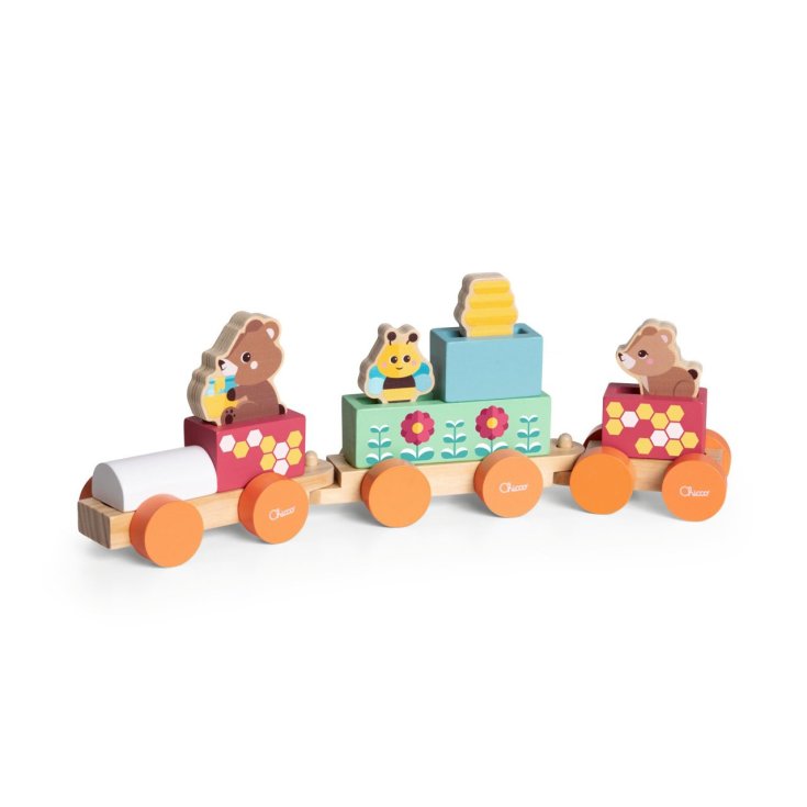 Chicco Gioco Legno Treno Degli Orsetti