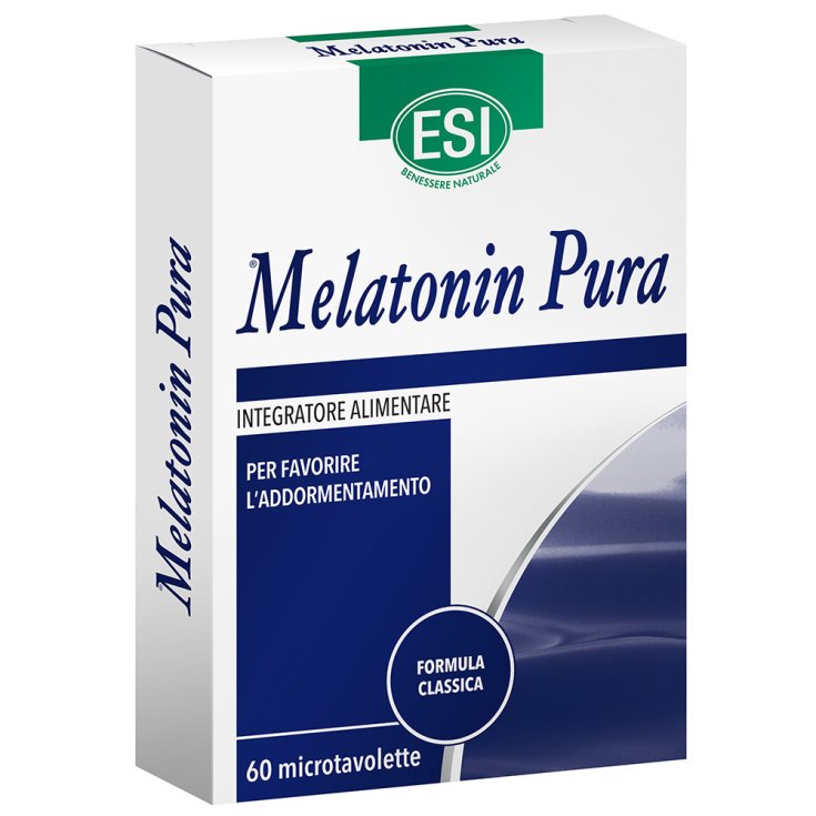 ESI Melatonin Pura Integratore per Sonno Naturale e Jet Lag 60 Gommose