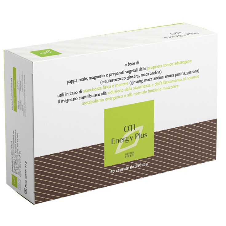 Oti Energy Plus Integratore per Energia e Stanchezza 60 Capsule Vegetali