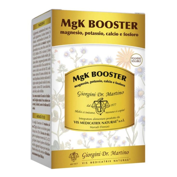 Dr. Giorgini MGK Booster Polvere Integratore Magnesio e Potassio Limone