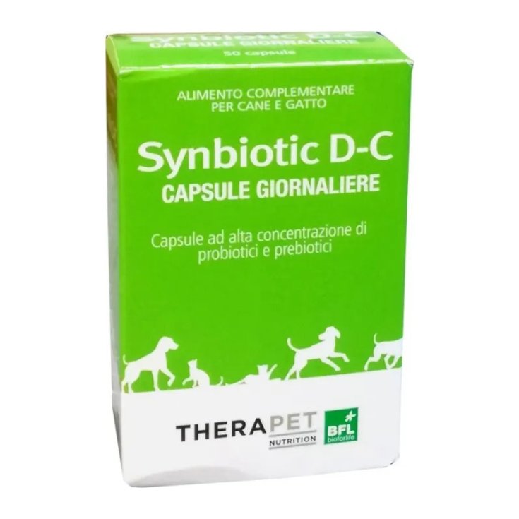 Bioforlife Synbiotic D-C Mangime Complementare per Cani e Gatti 50 Capsule