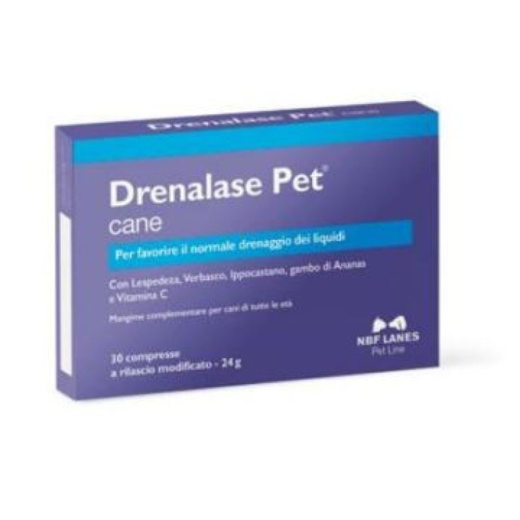 Nbf Lanes Drenalase Pet Compresse Drenanti per Cani, 20 Compresse