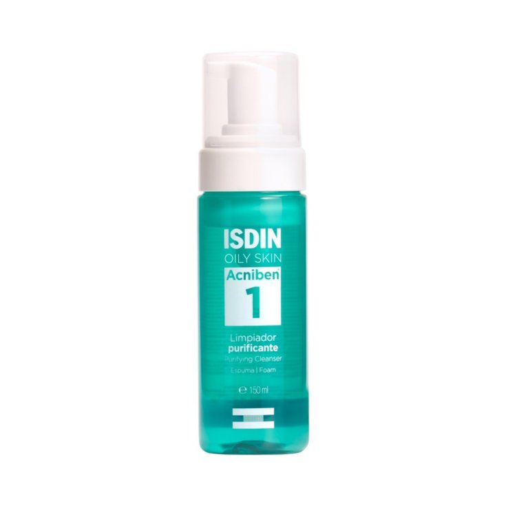 Isdin Acniben Detergente Viso Purificante per Pelle Grassa, 150ml