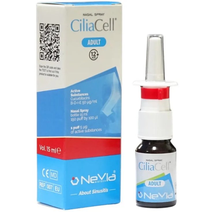 Nevia Biotech Ciliacell Spray Nasale Adulti, 15 ml