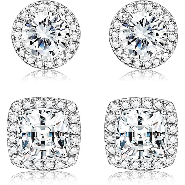 Mast Industria Italiana Orecchini Zircone Quad Bi