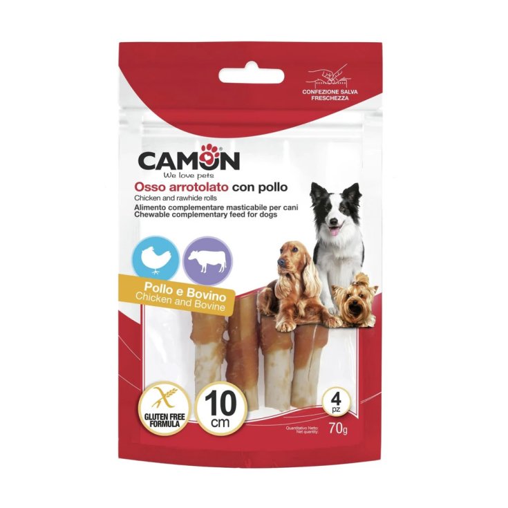 SNACK ARROTOLATO C/POLL 70G 4P