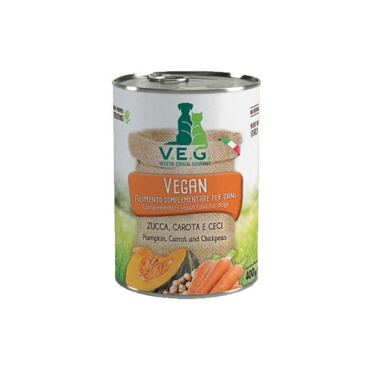 VEG DOG CAROTE ZUCCA CECI 400G
